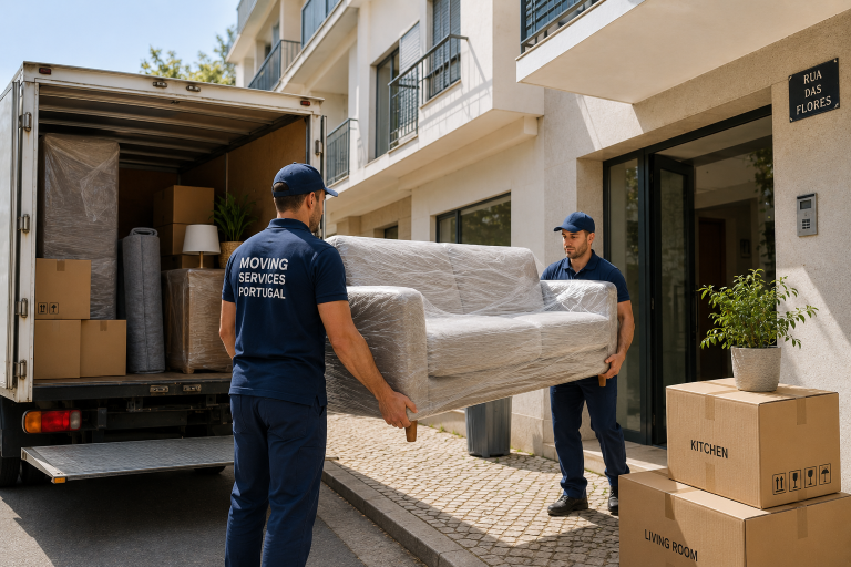 Mudanças e transporte em Portugal: como preparar o pedido